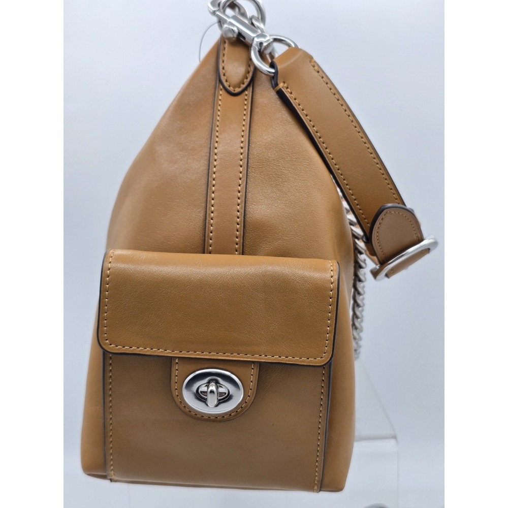 COACH CAM20 Pocket Juliet Bag 30 Shoulder Bag  Honey Brown  Outlet NEW - Picture 12 of 16